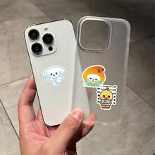 80 piezas de dibujos animados, autoadhesivos, reutilizables, de forma irregular, adecuados para álbumes de recortes, portátiles, coches, botellas de agua, teléfonos móviles - colores mixtos, compatibles con superficies de plástico, regalo perfecto - Multicolor - Ver 6