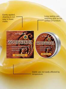 高级蜂蜡木器抛光剂，适用于红木家具、木地板、实木家具，蜂蜡护理，家具保养，酒店适用 - 彩色 - 查看 4