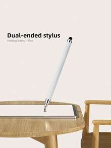 2 Universal Touchscreen Stylus, 2-In-1 Stylist Pen, IPad And All Touchscreen Devices: Tablet, Android, Laptop, Computer [Set] - Black, Rose Gold, White, Compatible With IPhone - Multicolor - View 4