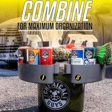 Chemical Guys Freeloader Cubo y Organizador Dolly, , Mantén el jabón y el agua en el cubo y tus suministros organizados, para lavar coches, camiones, motocicletas, todoterrenos y mucho más(Negro) - Multicolor - Ver 3