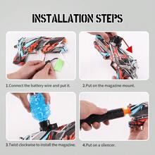 沙漠之鹰电动水弹枪 – 自动户外玩具枪，适合团队对战 – 生日、复活节、万圣节、感恩节等节日的完美礼物。（不含水弹） - 彩色 - 查看 5