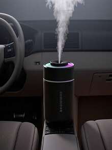 新款迷你USB加湿器，适用于汽车、家庭、办公桌、卧室，带香薰功能 - 彩色 - 查看 2