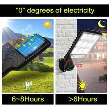 Solar Wall Floodlight With LED Motion Sensor (3063) - Negro - Ver 4