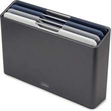 Joseph Joseph Folio 4-Piece Colour Coded Cutting Board Set, Slimline Case For Organized Kitchen Storage, Graphite - MàuA - Xem 3