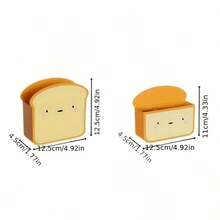 White & Yellow Magnetic Square Storage Boxes (Durable Plastic) - Magnetic, No Assembly, For Fridge/Wall, Stores Snacks/Kitchen Tools, Fits Freezer/Living Room - Multicolor - View 4