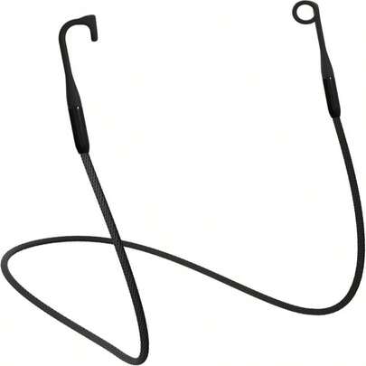 Loop Official Connector Cord For Loop Earplugs - Magnetic Tug-Resistant Safety Cord - Charcoal