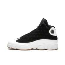 Basketball Shoes Black And White Panda Men's Shoes New Year Navy Blue Obsidian High-Top Sports Shoes - 黑 棕 - 查看 12