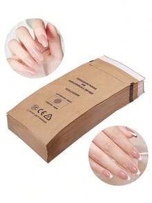 100 túi tiệt trùng bằng giấy Kraft tự dán kín, chịu nhiệt độ cao, 3 kích cỡ, thích hợp cho thẩm mỹ viện, tiệm cắt tóc và các địa điểm khác. - Màu be - Xem 8