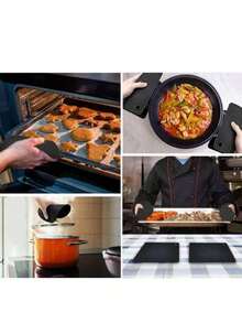 Silicone Heat Resistant Mat Set - Heat Resistant Non-Slip Pot Holders, Kitchen Hot Pads, Durable Washable Silicone Mats, Multi-Function Bottle Opener And Coasters