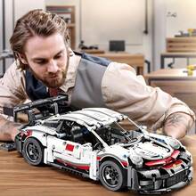 1,548pcs Racing Car Building Blocks Toy Model, Easy To Assemble And Operate, Suitable As Party Gifts For Holidays, Birthdays, Christmas, Halloween, Thanksgiving And New Year - Multicolor - View 1