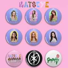 KATSEYE <PINKY UP> <Internet Girl> 偶像小卡收藏，熱門團體粉絲卡，經典K-Pop收藏卡，節日禮物，新收藏賀卡，卡片展示收藏 - 彩色 - 查看 10