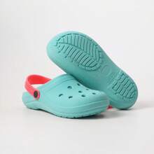 Children's Orthopedic Non-Slip Clogs – Easy To Put On - Verde Agua - Ver 1