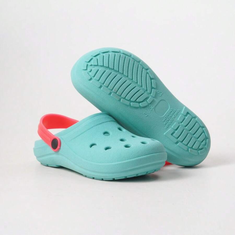 Children's Orthopedic Non-Slip Clogs – Easy To Put On - Verde Agua - Ver 1