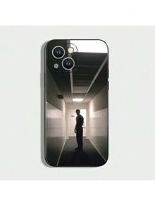 Funda de teléfono M-Morgan compatible con 16,15,14,13,12,11 Plus, Pro Max, XS, X, XR, SE, Mini, 8, 7, funda de silicona suave negra, funda compatible con funda  17 pro max, funda  17 pro, funda  17, funda  16, funda  16 pro max, funda  15 - Z2 - Ver 2