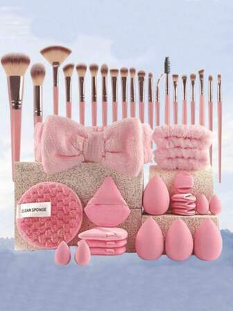 40PCS Combination Makeup Tool Set, Eye Shadow Brush And Eyebrow Brush & Basic Brush And Powder Makeup Brush & Blush Brush And Concealer Brush And Highlighter Brush Ultra Soft Advanced Synthetic Hair For Daily Facial Makeup,Brush Set,Makeup Brush Kit,Make Up Brush Set,Make Up Set Complete,Makeup Brush Set,Complete Makeup Kit,Brush Kit,Brushes Makeup Set,Makeup Gift Set,Set