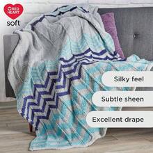 Soft Really Yarn - Paquete de 3 unidades de 141 g/5 oz - Acrlico - 4 Medianos Worsted - 256 yardas - Tejer/Crochet - Really Red + Paquete de 3 - Ver 4