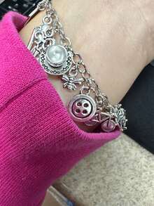 1pc Cora Line Inspired Charm Ghost Funny Bracelet Jewelry, Suitable For Daily Wear - Antique Silver - View 2