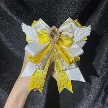 1 trâm cài nơ trang trí dễ thương, cánh thiên thần thủ công DIY, gậy cổ vũ thần tượng Otaku, phụ kiện trang phục cosplay, trang trí túi Lolita - Nhiều màu - Xem 23