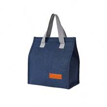 1pc Oxford Cloth Insulated Lunch Bag, Handheld Bento Box Bag For Students, Office Workers To Carry Lunch, Dinner, Keeps Food Warm Lunch Box Cooler Bag Waterproof Large Capacity For Women For Men For Picnic For School Back To School - Multicolor - View 11