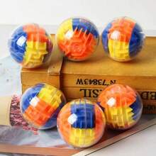 1pc 3D Maze Ball, Maze Ball, Brain-Stimulating Exercise, Logical Thinking Gift - Multicolor - View 5