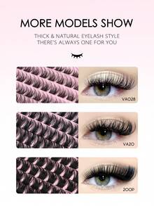 Ship From US,MOONKALI 12 Rows 132/144 Cluster Diy Segment Eyelashes Kit,Individual Lashes Extension Natural Set,0.07 D 8-18mm, False Eyelashes Natural Looking & Lightweight Lashes, Eyelash Glue Bond & Seal, Lash Remover, Tweezers - 黑色 - 查看 7
