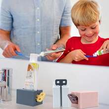 2个装牙膏挤压器 懒人牙膏挤压器 创意手动牙膏挤压器 牙膏夹 浴室用品 - 彩色 - 查看 3