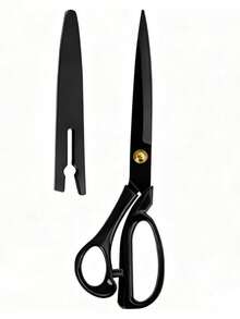 Kéo may chuyên nghiệp chịu lực 10 inch - Kéo siêu sắc bén cấp công nghiệp, thích hợp để cắt vải, da | Lý tưởng cho gia đình, văn phòng, nghệ sĩ và những người đam mê may vá. - Màu sắc và kiểu dáng ngẫu nhiên - Xem 13