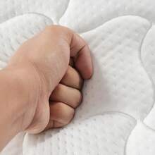 Spring Mattress, Dimensions: 90 * 200 Cm, Thickness: 12 Cm, Firmness Level: H3, With Ergonomic Modules And Lumbar Support; Rolled Mattress - White - View 3