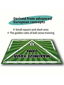 1 件装足球训练垫，设计精美，多种日常尺寸可选 - 提升步法和控球能力，耐用的足球训练工具，适合控球练习，尤其适合足球练习和敏捷性训练，适合春季户外运动，运动控球地毯，室内隔音健身垫，静音减震，防滑，增强控球和步法。 - 彩色 - 查看 8