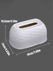 三件套豪华弹簧式纸巾盒套装，创意自动升降式纸巾盒，多功能桌面家居装饰，壁挂式两用餐巾纸收纳盒 - 彩色 - 查看 8