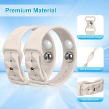 2对/4个装 晕车晕船腕带 穴位按摩缓解恶心 适用于汽车、船舶、飞机晕船 男女通用硅胶腕带