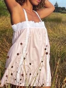 Elevate Your Wardrobe With Our Chic White, Pink, And Black Dresses In Sizes S, M, And L - Hồng - Xem 4