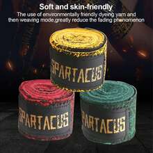1 par 3M/5M protector de manos de boxeo Elastoplast vendaje de alta elasticidad  deportiva Elastoplast con pegamento de hilo MMA Taekwondo - Amarillo-5 pares - Ver 4