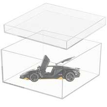 Large Acrylic Box Clear Acrylic Box With Lid Home & Kitchen Organizer Contanier Boxes Large Plastic Storage Easter Pantry Favor Gift Wrap Box,5.9x5.9x2.4Inch - 5,9x5,9x2,4 inch - Xem 1