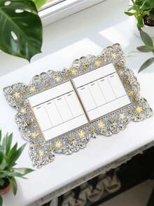 1pc Piece Of ABS Faux Faux Pearl Switch Sticker, Imitation Dirt And Dust Switch Protective Cover, Wall Decoration, Halloween Decoration, Classroom Decoration,Stickers,Wall Decal, Vinyl Decal For Home Decorations,Spring Decoration Items Refresh Your Home,Rama Decoration Stickers - Multicolor - View 24