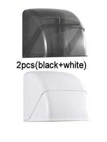 1 pieza Cubierta protectora impermeable para toma de corriente, Cubierta protectora impermeable para toma de corriente de jardín exterior, Caja de engranajes rectangular a prueba de lluvia de uso pesado con ventana transparente, Protector de toma de corriente a prueba de polvo, Cubierta protectora impermeable y a prueba de polvo para toma de corriente de baño, a prueba de descargas eléctricas, adecuada para exteriores, baño, cocina, sala de estar, decoración del hogar