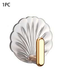 1pc/2pcs/3pcs/4pcs/5pcs/8pcs/10pcs/20pcs轻奢贝壳镀金挂钩，无需钻孔安装厨房浴室防水挂钩，高承重多功能粘钩返校 - 彩色 - 查看 21