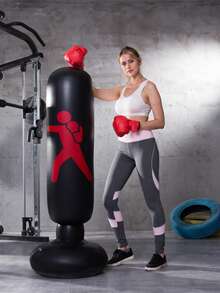 1pc Inflatable Punching Column, Adult Inflatable Punching Bag Freestanding Punching Bag, 1.6m Tall Punching Column, Air Outlet Punching Bag, Thick Punching Column