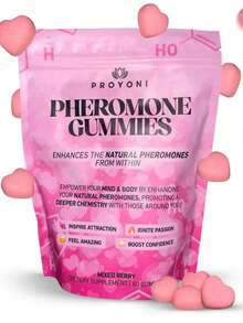 Enhance Natural Pheromones+Boost Confidence ProYoni Gummies With 60 Pieces Of Beetroot Formula, Mixed With Fruit Flavored Organic Ingredients - - - View 2