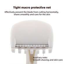 Mini Shaver, Suitable For Beginners, Anti-Scratch, Can Be Used To Remove Lip Hair, Leg Hair, Underarm Hair, Manual Shaver - Multicolor - View 4