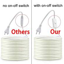 220V High Brightness COB LED Light Strip, Waterproof, Flexible, Suitable For Indoor And Outdoor Garden Lighting