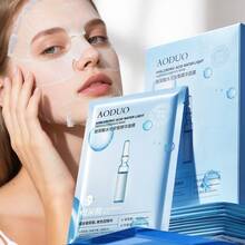 10片装玻尿酸精华面膜，保湿滋养，柔嫩亮泽，适合所有肤质 - 淺藍色 - 查看 3