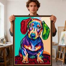 LaoJieYuan 2026 New Style Cute Pet Lovely Dog Family Cross Stitch Kits Cartoon Colourful Animal Series Printed DIY Embroidery Kit Hobby Handicraft Diy Kit Crafts Embroidered Embroidery Kit Cross Stitch Kits Crochet Kit Punch Needle Kit Sewing Accessories Sewing Kit Embroidery Thread Craft Kit Stitch Stuff Sewing Patterns Crochet Craft Supplies Embroidery Kit Beginners Sewing Pattern