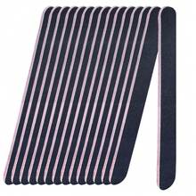 25/10 Professional Double-Sided Nail File Set, 25 Black Scrub Board Nails And Scrub Tools, 100/180 Scrub, Dermaplane, Washable Double-Sided Nail Files, Suitable For Natural Nails And Acrylic DIY Salons For Self-Care - Multicolor - View 8