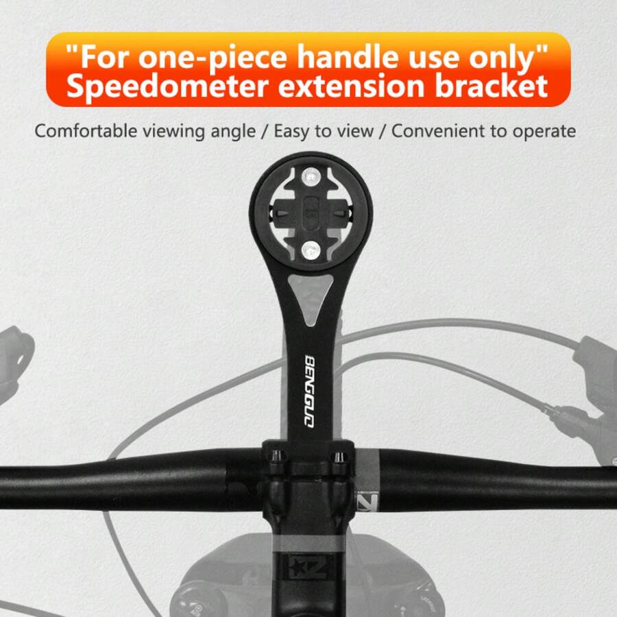 JCSP Bicycle Speedometer Mount, Multifunctional Expansion Bracket, Bicycle Handlebar Multifunctional Mount, Suitable For Installing Speedometer, Action Camera And Bicycle Headlight On Bicycle, Bicycle Speed Sensor Extension Bracket, Applicable To Mountain Bike And Road Bike With Separate Handlebars, Bicycle Accessories - Multicolor - View 1