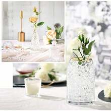 140000 Clear Water Gel Beads Bulk Pack Jumbo Crystal Gel Balls For Home Decor Wedding Centerpieces Sensory Bins Aromatherapy Diffuser Party Event Decor Vase Fillers DIY Crafts Reusable Decorative Beads Floral Arrangements Table Scatters Wedding Party Supplies - Thông thoáng - Xem 5