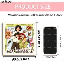 GDTME Brand New Coloring Book: Suitable For Thanksgiving, New Year, Birthday, Back To School And Other Occasions. Can Be Given As A Gift To Family, Friends, Loved Ones And Teenagers. The Inner Pages Are Made Of Thick Pearlescent Paper, With A Size Of 7.9 X 7.9 Inches. - Multicolor - View 7