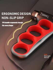 5-100公斤可调节握力训练器，机械式计数腕力训练器，健身房训练手部握力器，可调节阻力11-220磅（5-100公斤）握力训练器，防滑计数手部握力训练器，用于肌肉锻炼和手部康复，健身器材，健身房配件，运动装备，力量训练，肌肉锻炼用品，握力训练 - 彩色 - 查看 6