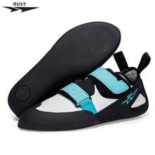 RUVT Indoor Climbing Shoes, Non-Slip & Durable, Intermediate Level - Black - View 3