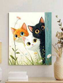 1 Set 40*50cm DIY Digital Oil Painting: Illuminate Creative Life, Depict A Colorful World. DIY Digital Oil Painting, Start Your Art Journey. It Is The Perfect Blend Of Creativity And Fun, An Excellent Choice For Interaction, Couples To Share, And Personal Relaxation. - White - View 4